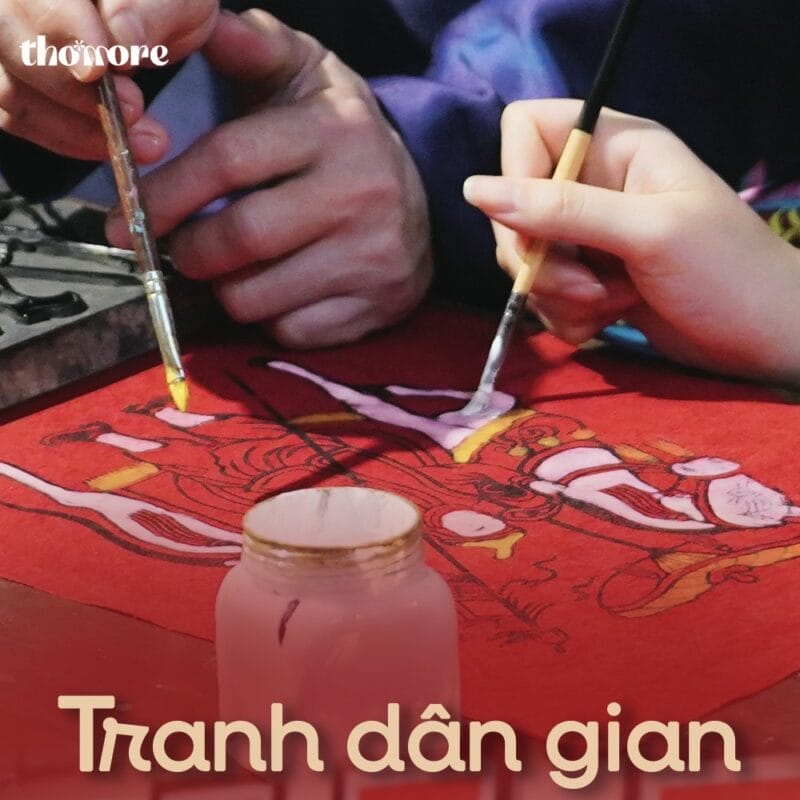 THƠMORE x TRANH KIM HOÀNG - SỰ TIẾP NỐI DI SẢN 5 TRANH KIM HOÀNG - DI SẢN QUÝ BÁU MANG HỒN CỐT BẮC BỘ