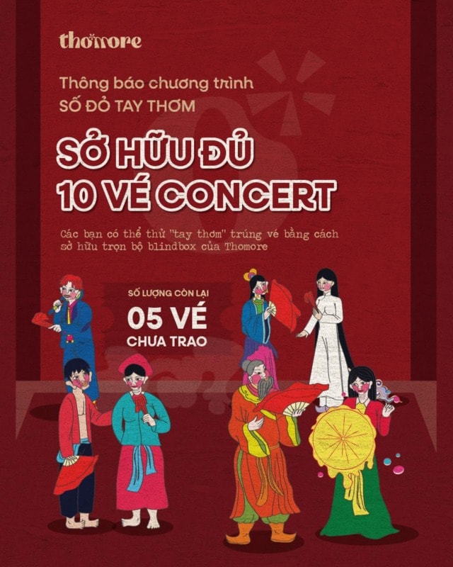 THƠM CHỈ CÒN 05 TẤM VÉ CUỐI CÙNG DÀNH TẶNG CÁC BẠN YÊU VĂN HÓA 2 NƯỚC HOA THƠMORE THƠM CHỈ CÒN 05 TẤM VÉ CUỐI CÙNG DÀNH TẶNG CÁC BẠN YÊU VĂN HÓA